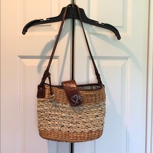 Vintage “Brighton” Straw Spring Handbag